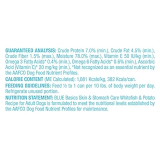 Foto 3 | Foto 3 | Alimento Húmedo Para Perros Blue Buffalo Basics Para El Cuidado De La Piel Y El Estómago, 370 Ml - Venta Internacional.