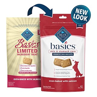 Foto 2 | Foto 2 | Dog Treats Blue Buffalo Basics Para Piel Y Estómago, Salmón, 170 G - Venta Internacional.