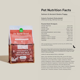 Foto 6 | Foto 6 | Alimento Seco Para Perros Open Farm Ancient Grains, Salmón, 10 Kg, Cachorro - Venta Internacional.