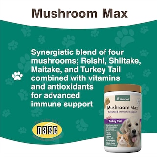 Foto 5 | Foto 5 | Suplemento Para Perros Naturvet Mushroom Max Immune Support 120 Unidades - Venta Internacional.