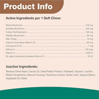 Foto 6 | Foto 6 | Suplemento Para Perros Naturvet Mushroom Max Immune Support 120 Unidades - Venta Internacional.