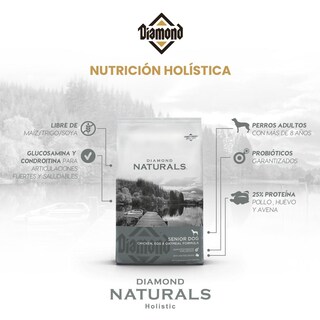 Foto 4 | Foto 4 | Diamondnaturals Chicken, Egg & Oatmeal Formula 15.87 Kg Sellado, Original
