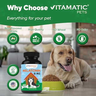 Foto 4 | Foto 4 | Suplemento Vitamínico De Melatonina Para Perros 6 Mg 120 Comprimidos - Venta Internacional.