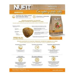 Foto 2 | Foto 2 | Nufit Adulto Nfv 25kg