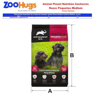 Foto 5 | Foto 5 | Alimento Para Perro Raza Pequeña Zoohugs Mxnuw-002 2 Piezas Multicolor Cachorro Raza Pequeña