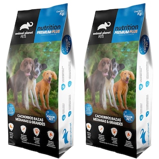 Foto 1 | Foto 1 | Alimento Para Cachorrito 8kg Zoohugs Mxapj-002 2 Piezas Multicolor Perro Adulto Raza Mediana Y Grande