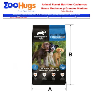 Foto 5 | Foto 5 | Alimento Para Cachorrito 8kg Zoohugs Mxapj-002 2 Piezas Multicolor Perro Adulto Raza Mediana Y Grande