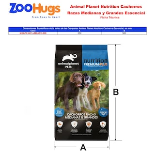 Foto 5 | Foto 5 | Alimento Para Cachorrito Zoohugs Mxapc-002 2 Piezas Multicolor Perro Adulto Raza Mediana Y Grande