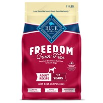 Comida Para Perros Blue Buffalo Freedom, Carne De Res Sin Cereales, Bolsa De 5 Kg - Venta Internacional.