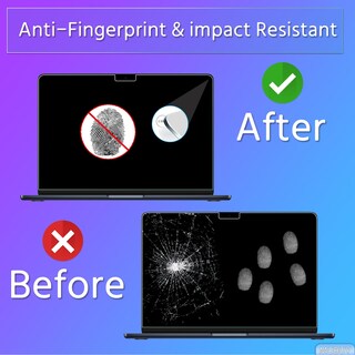 Foto 6 | Foto 6 | Protector De Pantalla Mubuy-gol De Cristal Templado Para Macbook Air De 13 6 Pulgadas - Venta Internacional.