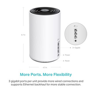 Foto 3 | Foto 3 | Sistema De Malla Wifi 6e Tp-link Deco Axe5400, Paquete De 1 Unidad - Venta Internacional.