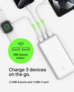 Foto 2 | Foto 2 | Cargador Portátil Belkin Boostcharge Usb-c Power Bank De 20.000 Mah - Venta Internacional.