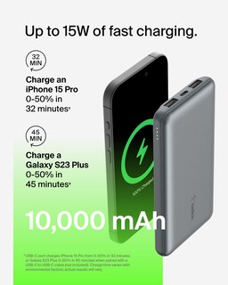 Foto 4 | Foto 4 | Cargador Portátil Belkin Boostcharge 10,000mah Usb-c Gris - Venta Internacional.