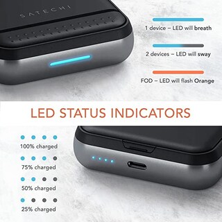Foto 3 | Foto 3 | Soporte De Cargador Inalámbrico Y Banco De Energía Satechi Duo De 10000 Mah - Venta Internacional.