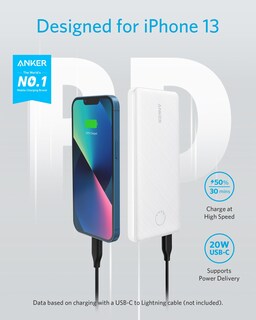 Foto 2 | Foto 2 | Batería Externa Anker Powercore Slim 10k Pd 10000 Mah 20w Blanca - Venta Internacional.