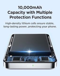 Foto 5 | Foto 5 | Cargador Inalámbrico Power Bank Pisen Mag-safe De 10000 Mah, 30 W Pd - Venta Internacional.