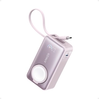 Foto 1 | Foto 1 | Power Bank Anker Maggo De 10.000 Mah Con Cable Usb-c Incorporado, Color Rosa - Venta Internacional.