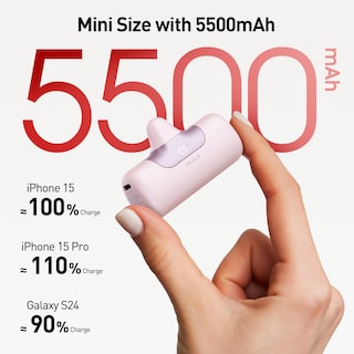 Foto 2 | Foto 2 | Cargador Portátil Iwalk 5500 Mah 22,5 W De Carga Rápida Rosa - Venta Internacional.