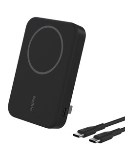 Foto 1 | Foto 1 | Batería Externa Inalámbrica Belkin Boostcharge Pro De 8000 Mah, Color Negro - Venta Internacional.