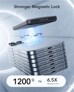Foto 5 | Foto 5 | Paquete De Baterías Magsafe Esr De 10.000 Mah, 15 W, Carga Rápida, Negro - Venta Internacional.