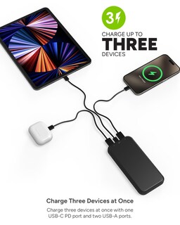 Foto 3 | Foto 3 | Banco De Energía Portátil Mophie Powerstation Prime10 10,000 Mah - Venta Internacional.