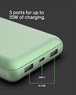 Foto 6 | Foto 6 | Cargador Portátil Belkin De 20.000 Mah Con 1 Puerto Usb-c Y 2 Puertos Usb-a - Venta Internacional.