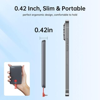 Foto 4 | Foto 4 | Cargador Portátil Selore&s-global 5000 Mah Con Cable Para Iphone De 20 W - Venta Internacional.