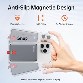 Foto 5 | Foto 5 | Cargador Portátil Selore&s-global 5000 Mah Con Cable Para Iphone De 20 W - Venta Internacional.