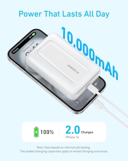 Foto 3 | Foto 3 | Cargador Inalámbrico Power Bank Anker Zolo Magnetic De 10.000 Mah Y 30 W - Venta Internacional.