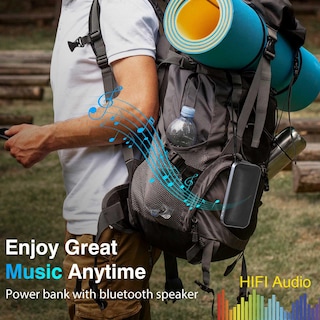 Foto 3 | Foto 3 | Cargador Portátil Power Bank Con Altavoz Bluetooth De 5000 Mah - Venta Internacional.