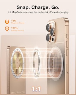 Foto 5 | Foto 5 | Cargador Portátil Torras Slatemag De 5.000 Mah Para Iphone Gold - Venta Internacional.