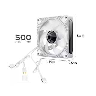 Foto 3 | Foto 3 | Ventilador De Gamer Dm1 120mm Argb Para Computadora Eo Safe Imports Esi-11011 Negro