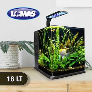 Foto 3 | Foto 3 | Acuario Nano Cubo Lomas Transparente de 18 l