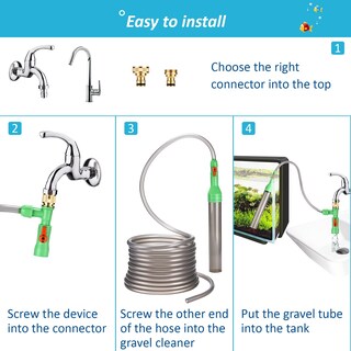 Foto 3 | Foto 3 | Kit Cambiador De Agua Para Acuarios, Herramientas De Limpieza Para Peceras Zzm - Venta Internacional.