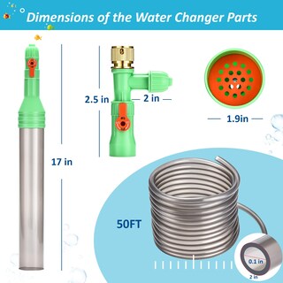 Foto 7 | Foto 7 | Kit Cambiador De Agua Para Acuarios, Herramientas De Limpieza Para Peceras Zzm - Venta Internacional.
