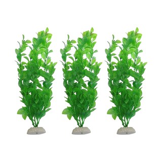 Foto 1 | Foto 1 | Plantas Artificiales Para Pecera De Acuario, 3 Piezas, De Plástico Verde - Venta Internacional.