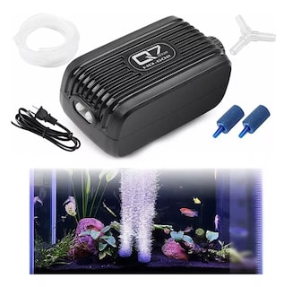 Foto 5 | Foto 5 | Bomba De Aire Oxigeno Acuario 300l Para Pecera Y 2 M Tubo 3w Negro