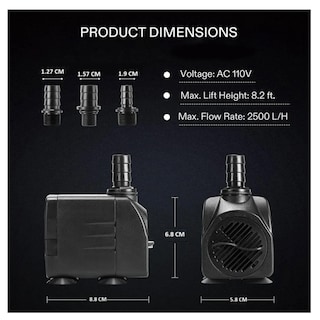 Foto 2 | Foto 2 | Bomba Agua Sumergible Pecera 4 Pz Lab.g, Negro