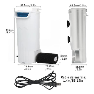 Foto 2 | Foto 2 | Filtros Para Peceras Lab.gacuario Blanco 3pz