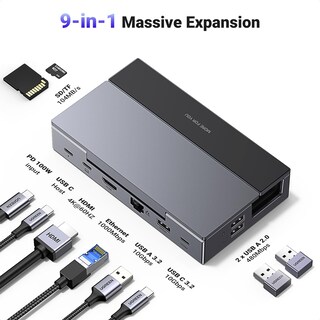Foto 2 | Foto 2 | Estación De Acoplamiento Ugreen Steam Deck Dock 9 En 1 Usb-c 100w Pd - Venta Internacional.