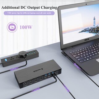 Foto 5 | Foto 5 | Estación De Acoplamiento Wavlink 69pd8 Para Cuatro Monitores 5k/4k @60hz 100w - Venta Internacional.