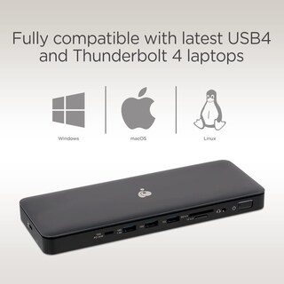 Foto 6 | Foto 6 | Estación De Acoplamiento Iogear Dock Pro Thunderbolt 4 O Usb 4 8k Triple View 40 Gbps Gud4c8k3 - Venta Internacional.