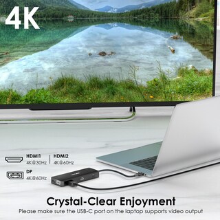 Foto 3 | Foto 3 | Estación De Acoplamiento Usb C Wavlink Con Doble Monitor Y Triple Pantalla - Venta Internacional.