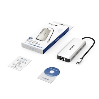 Foto 7 | Foto 7 | Estación De Acoplamiento Wavlink De Doble Monitor Displayport Hdmi 100w Pd - Venta Internacional.