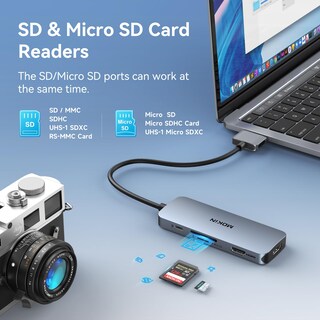 Foto 5 | Foto 5 | Estación De Acoplamiento Mokin Para Macbook Pro/air Con 2 Hdmi 4k @60hz - Venta Internacional.