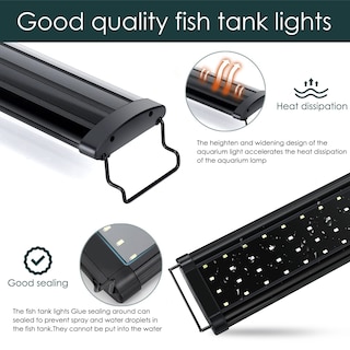 Foto 4 | Foto 4 | Lámpara De Acuario Aqqa Led De Espectro Completo De 28 W Para Tanque De 90 A 110 Cm - Venta Internacional.