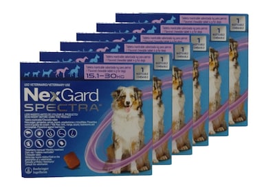 Foto 1 | Foto 1 | Desprasitante Nexgard Spectra 15-30kg 6 Pzas Para Perro Precio Mayoreo