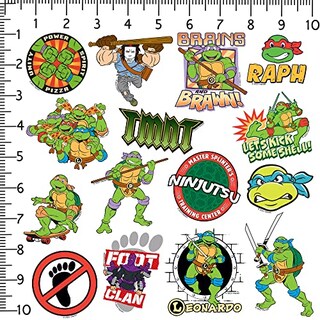 Foto 2 | Foto 2 | Venta Internacional - Paquete De Pegatinas Graphics & More Tmnt Teenage Mutant Ninja Turtl
