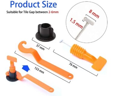 Foto 2 | Foto 2 | Kit de Sistema de Niveladores Malubero de Azulejo Reutilizable