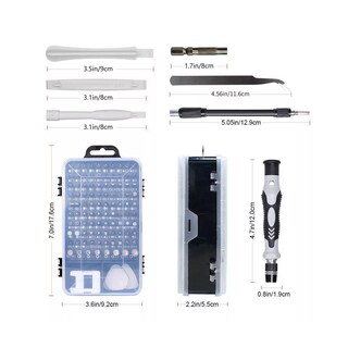 Foto 2 | Foto 2 | Kit de Desarmadores y Herramientas de Precisión Eo Safe Imports Esi-5257 Gris 115 Piezas